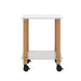 Modern 2-Tier Side Table with Storage Shelf, Sofa Table, and Night Stand