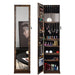 Full Length Mirror 360° Swivel Jewelry Cabinet