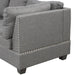 104.5" Reversible Sectional Sofa Space Saving with Storage Ottoman Rivet Ornament L-shape Couch for Small or Large Space Dorm Apartment