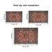 Area Rug 8x10 Vintage Bohemia Non-slip Washable Rug For Living Room Kitchen Bedroom Living Room Abstract Style Red - DTYStore
