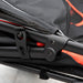 One-Click Foldable Doggy Stroller for Medium Large Dogs, Pet Stroller with Storage, Smooth Ride with Shock Absorption, Mesh Window, Safety Leash, Big Dog Walking Stroller, Red - DTYStore