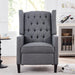 Manual Wing Chair Recliner - 27.16" Wide Comfort and Style for Your Living Space