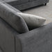 91*91" Modern Upholstered Living Room Sectional Sofa, L Shape Furniture Couch with 3 Pillows