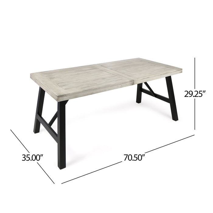 BETTINA DINING SET-GRAY (3 PCS) - DTYStore