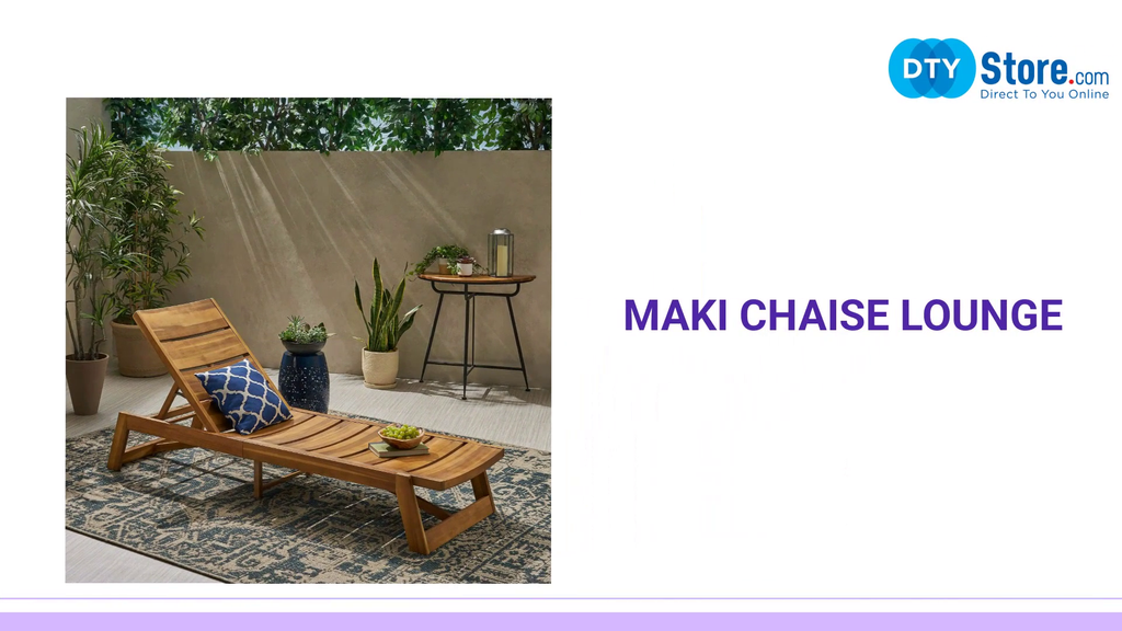 MAKI CHAISE LOUNGE by@Outfy