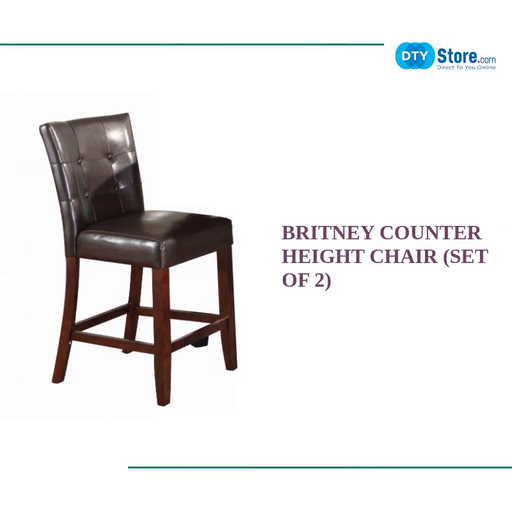 Britney Counter Height Chair (Set of 2) by@Outfy