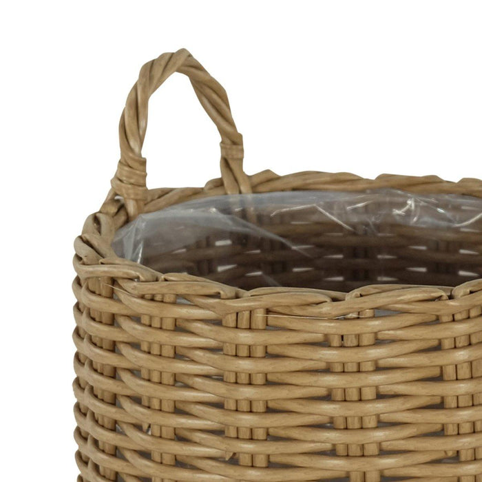 3-Pack Catleza Wicker Multi-purposes Basket with handler - Planter basket