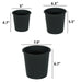 Catleza Nursery Plant Pot - Garden Plastic Pots with Drainage (5-Pack)