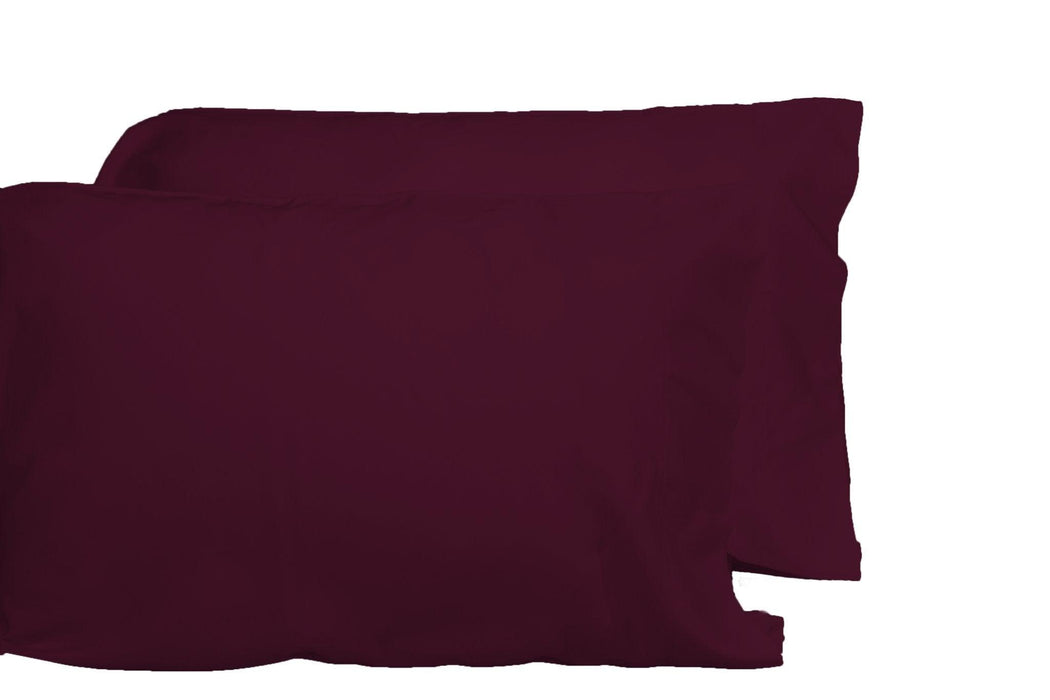 DTY Bedding® Premium 100% Bamboo Viscose 2-Piece Pillowcase set Merlot