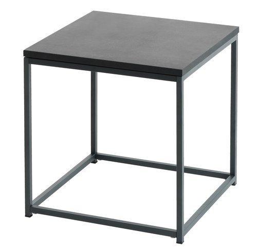 DTY Signature Hugo Steel Frame Side Table with Granite Top Default Title