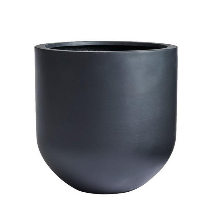 DTY Signature Mount Antero 1-piece Fiberstone Bullet Planter Black