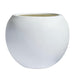 DTY Signature Mount Sherman 1-piece Fiberstone Planter White