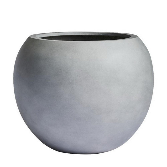 DTY Signature Mount Sherman 1-piece Fiberstone Planter Gray