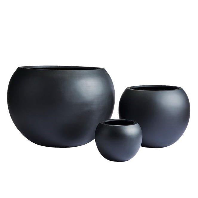 DTY Signature Mount Sherman 1-piece Fiberstone Planter