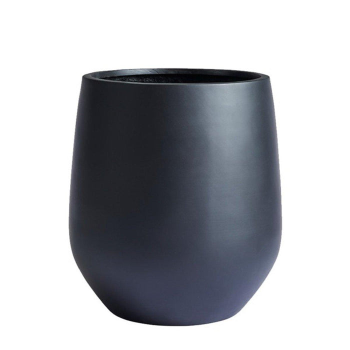 DTY Signature Mount Wilson 1-piece Fiberstone Tapered Planter Black