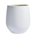 DTY Signature Mount Wilson 1-piece Fiberstone Tapered Planter White