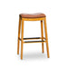 Durango Bonded Leather Saddle Stool, 24" Counter Stool or 30" Bar Stool 30" Bar Height Natural Saddle Leather