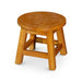 Fairplay Carved Wooden Step Stool Queen Bee Natural