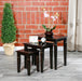 Golden 3-Piece Nesting Table Set