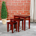 Golden 3-Piece Nesting Table Set