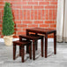 Golden 3-Piece Nesting Table Set