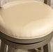 Granby Leather 4-Slat Back Swivel Stool, 30" Bar Stool or 24”