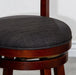 Granby Premium Fabric 4-Slat Back Swivel Stool, 24” Counter Stool or 30" Bar Stool