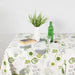 House This ® 100% Cotton Tablecloth, Gourmet Salad Design 60 x 90 Green