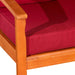 Longs Peak Chair and Rocker Cushions Burgundy