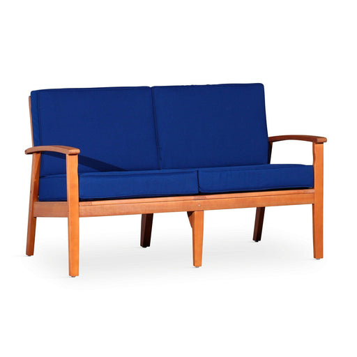Longs Peak Eucalyptus Loveseat with Cushion - DTYStore