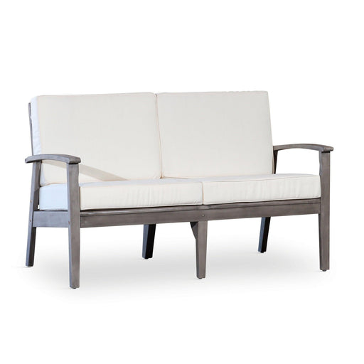 Longs Peak Eucalyptus Loveseat with Cushion - DTYStore