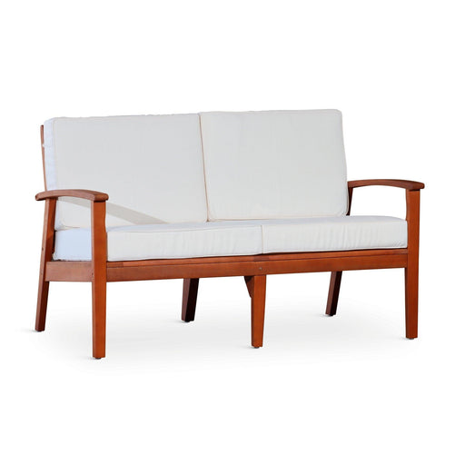 Longs Peak Eucalyptus Loveseat with Cushion - DTYStore
