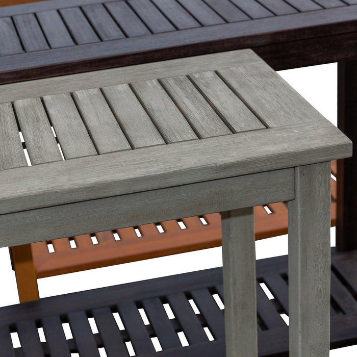 Longs Peak Eucalyptus Outdoor Console Table