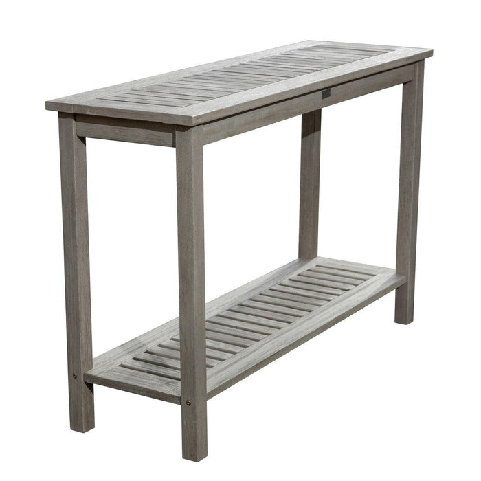 Longs Peak Eucalyptus Outdoor Console Table