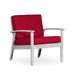 Longs Peak Eucalyptus Outdoor Deep Seat Chair with Cushions