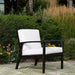 Longs Peak Eucalyptus Outdoor Deep Seat Chair with Cushions