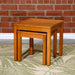 Longs Peak Eucalyptus Outdoor Nesting Tables 2-Piece Set