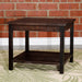 Longs Peak Eucalyptus Outdoor Two Shelf Side Table