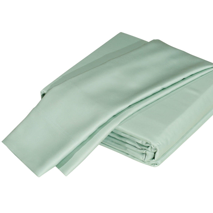 Luxuriously Soft 100% Organic Bamboo 4-Piece Sheet Set, Oeko-TEX Certified Split King Seaglass