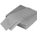 Luxuriously Soft 100% Organic Bamboo 4-Piece Sheet Set, Oeko-TEX Certified Twin Silver Gray