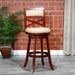 Meeker Bonded Leather X Back Swivel Stool, 24" Counter Stool or 30" Bar Stool