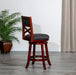 Meeker X Back Premium Fabric Swivel Stool, 30” Bar Stool or 24" Counter Stool