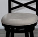 Meeker X Back Premium Fabric Swivel Stool, 30” Bar Stool or 24" Counter Stool