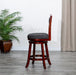 Meeker X Back Premium Fabric Swivel Stool, 30” Bar Stool or 24" Counter Stool