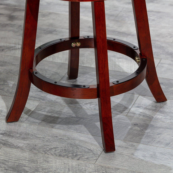 Meeker X Back Premium Fabric Swivel Stool, 30” Bar Stool or 24" Counter Stool