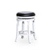 Palmer Lake Swivel Stool, 30” Bar Height or 24” Counter Height 24" Counter Height White Black Leather