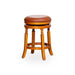 Palmer Lake Swivel Stool, 30” Bar Height or 24” Counter Height 24" Counter Height Natural Saddle Leather