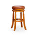 Palmer Lake Swivel Stool, 30” Bar Height or 24” Counter Height 30" Bar Height Natural Saddle Leather