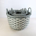 Set of 3 CATLEZA 12.6-inch, 15-inch and 17.7-inch Wicker Baskets