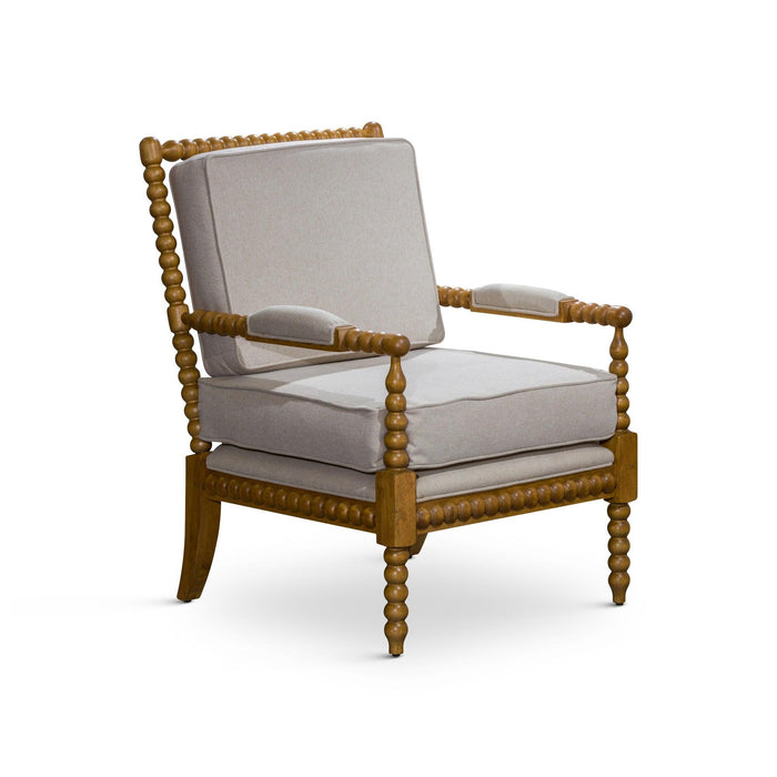 Silverthorne Spindle Chair Weathered Oak Beige